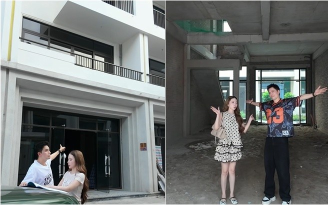 Việt Anh v&agrave; Quỳnh Nga c&ocirc;ng khai x&acirc;y nh&agrave; to 5 tầng để sống chung