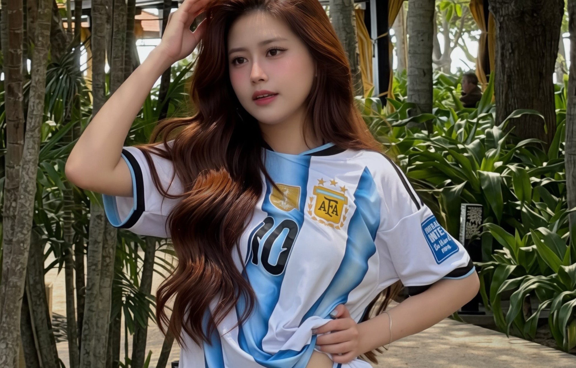 Dàn mỹ nhân mê Messi cùng “bung lụa” trước chung kết: Lệch 13 tuổi, nhan sắc bất phân thắng bại - Ảnh 9.