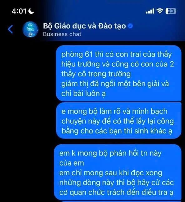 Nóng: Khởi tố vụ sai phạm thi tốt nghiệp THPT tại Quảng Trị sau tin nhắn gửi Bộ GD-ĐT - Ảnh 1.
