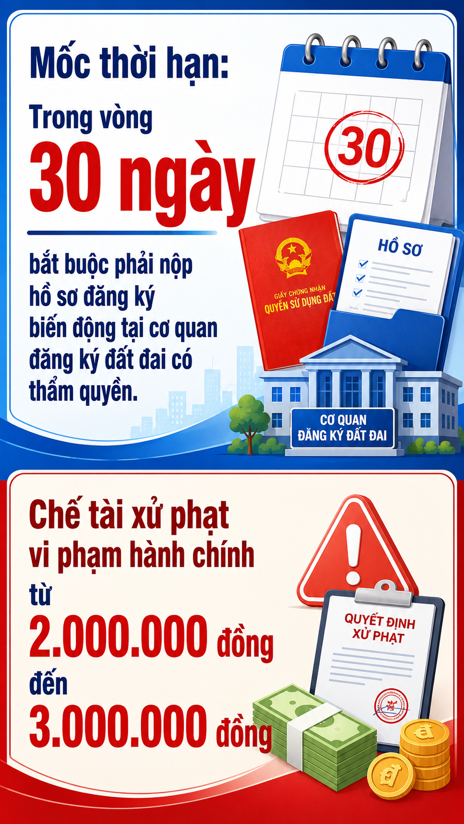 Tất cả người dân có sổ đỏ chú ý mức phạt hàng chục triệu đồng đã áp dụng - Ảnh 1.