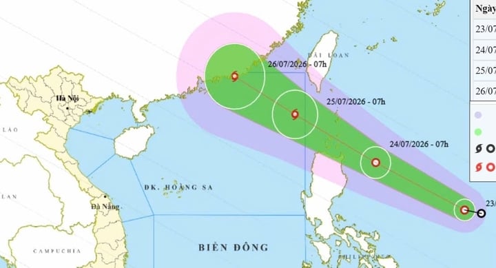 Cuối tuần Biển Đông đón bão số 2 , miền Bắc mưa lớn kéo dài 3 ngày - Ảnh 1.
