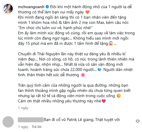 MC Ho&agrave;ng Oanh v&agrave; L&ecirc; Giang Patrik lộ hint hẹn h&ograve;: Đ&agrave;ng trai k&eacute;m 2 tuổi, l&agrave; tuyển thủ quốc gia- Ảnh 2.