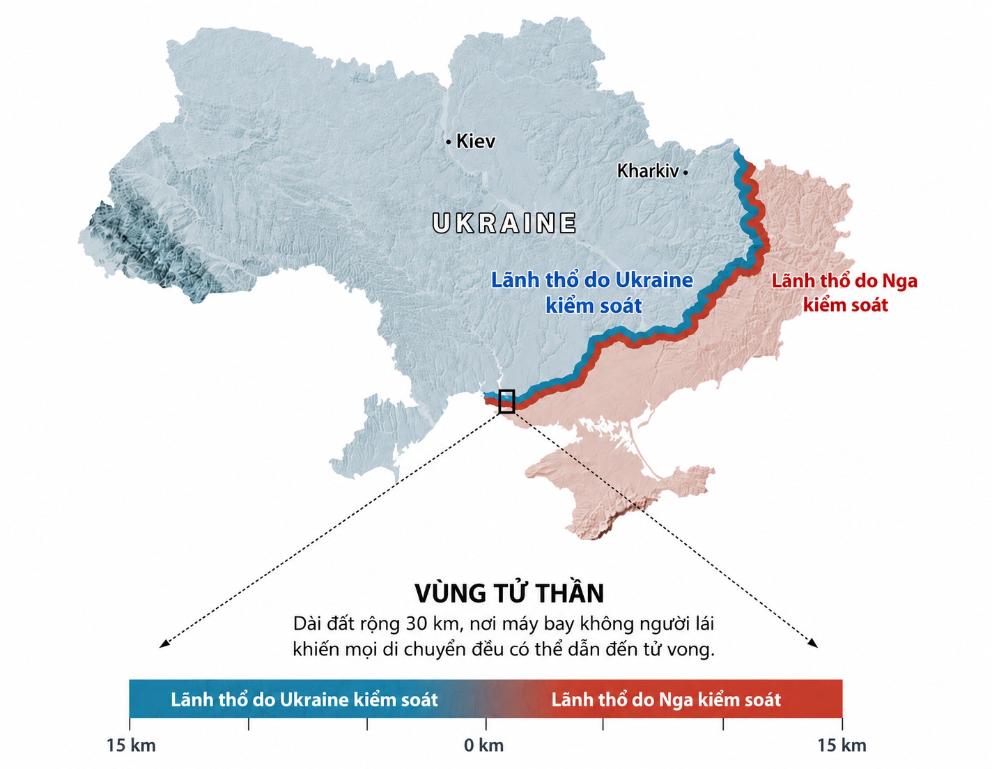 "Tr&ograve; chơi trốn t&igrave;m" gay cấn giữa Nga v&agrave; Ukraine ở v&ugrave;ng tử thần: Ai lộ vị tr&iacute; trước gần như mất mạng - Ảnh 1.