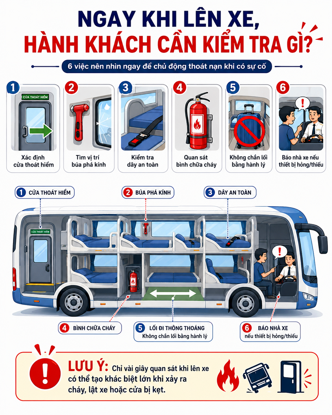 Sau nhiều tai nạn, cảnh sát giao thông kiểm tra loạt xe khách, tài xế không tìm thấy dụng cụ an toàn - Ảnh 7.