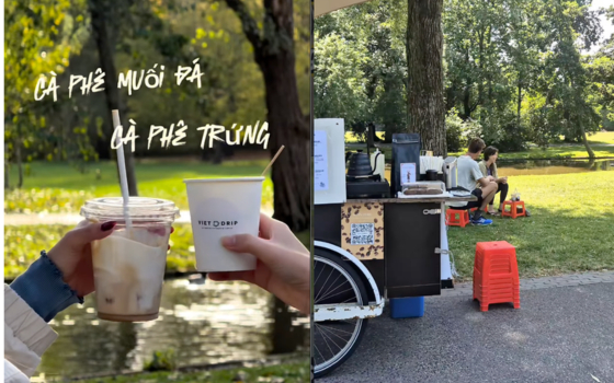 Người H&agrave; Lan m&ecirc; c&agrave; ph&ecirc; phin Việt Nam giữa c&ocirc;ng vi&ecirc;n Amsterdam - Ảnh 8.