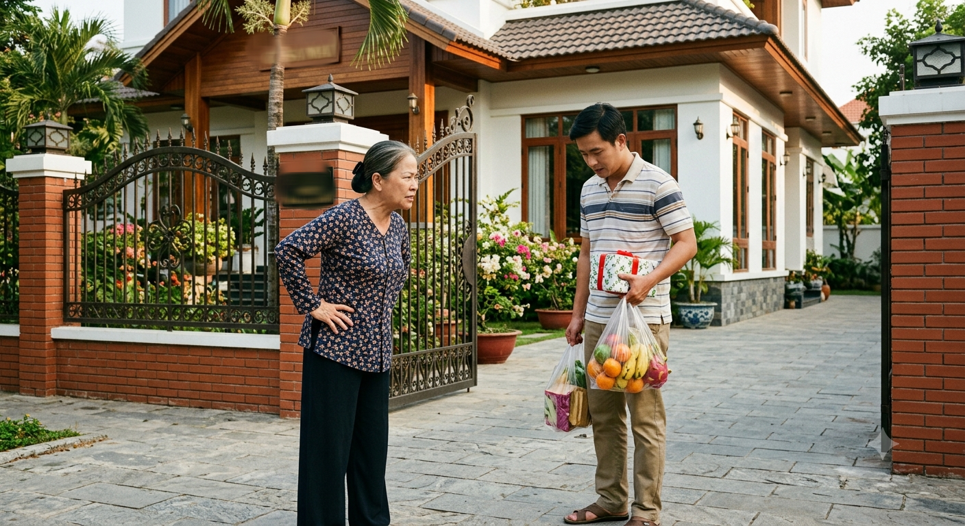 Đến tận nh&agrave; xin đ&oacute;n vợ con, t&ocirc;i bị mẹ vợ xua đuổi v&agrave; nhận c&aacute;i kết kh&ocirc;ng ngờ- Ảnh 1.