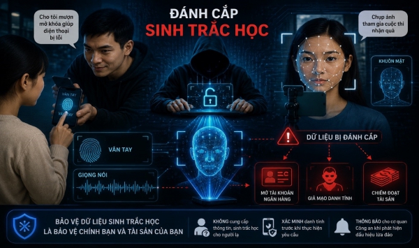 Cảnh b&aacute;o quan trọng về x&aacute;c thực sinh trắc học v&agrave; c&aacute;c chi&ecirc;u tr&ograve; lừa đảo 2026 - Ảnh 1.