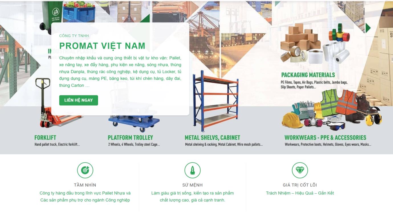 Promat – Công ty bán xe nâng tay uy tín tại Việt Nam 2026 - Ảnh 4. Promat – Công ty bán xe nâng tay uy tín tại Việt Nam 2026 - Ảnh 4.