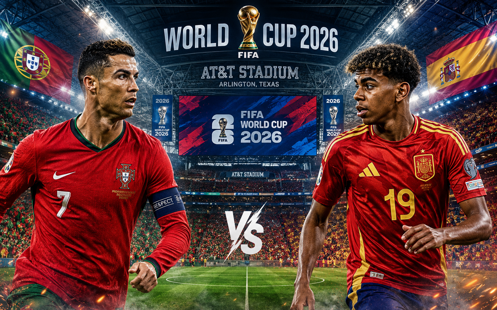 X&aacute;c định 6 cặp đấu v&ograve;ng 1/8 World Cup 2026: Bồ Đ&agrave;o Nha "đại chiến" T&acirc;y Ban Nha - Ảnh 1.
