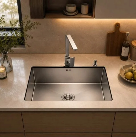 Tại sao chậu rửa b&aacute;t đ&ocirc;i kh&ocirc;ng c&ograve;n phổ biến? Xu hướng mới trong thiết kế - Ảnh 2.