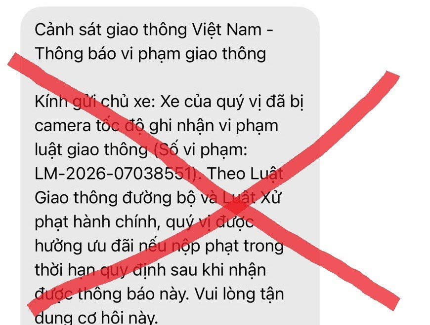 Cảnh b&aacute;o lừa đảo tin nhắn SMS mạo danh cơ quan chức năng tại Hải Ph&ograve;ng - Ảnh 1.