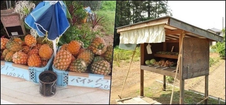 Quầy h&agrave;ng kh&ocirc;ng người b&aacute;n tại Nhật Bản: Văn h&oacute;a độc đ&aacute;o - Ảnh 1.