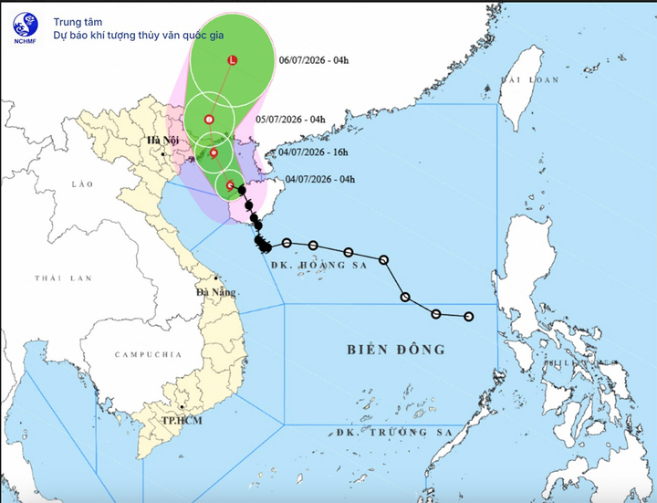B&atilde;o số 1 Maysak g&acirc;y ảnh hưởng lớn đến Quảng Ninh v&agrave; Bắc Bộ chiều 4 / 7 - Ảnh 1.