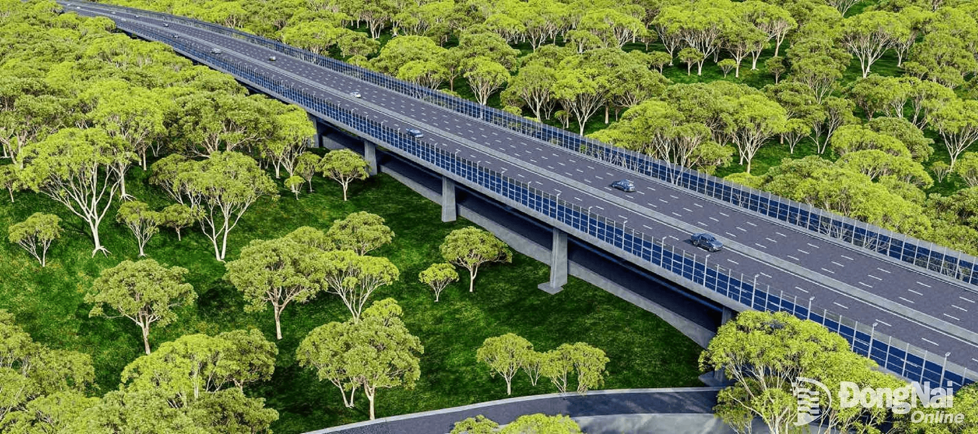 Việt Nam đang x&acirc;y dựng tuyến đường xuy&ecirc;n rừng nguy&ecirc;n sinh d&agrave;i 13km, kết nối cầu M&atilde; Đ&agrave; với V&agrave;nh đai 4 TP.HCM, lần đầu ti&ecirc;n &aacute;p dụng một c&ocirc;ng nghệ đặc biệt - Ảnh 1.