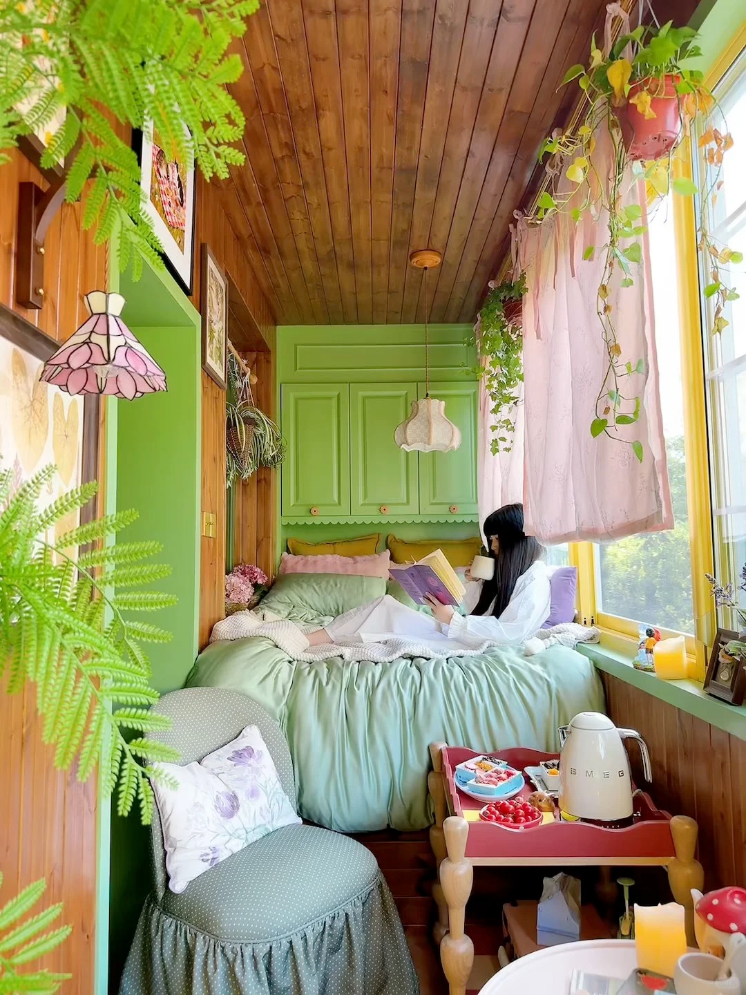 Kh&ocirc;ng phải c&ocirc;ng ch&uacute;a nhưng sống trong "l&acirc;u đ&agrave;i cổ t&iacute;ch" 90m2, ghế ngồi 12 triệu/chiếc - Ảnh 15.