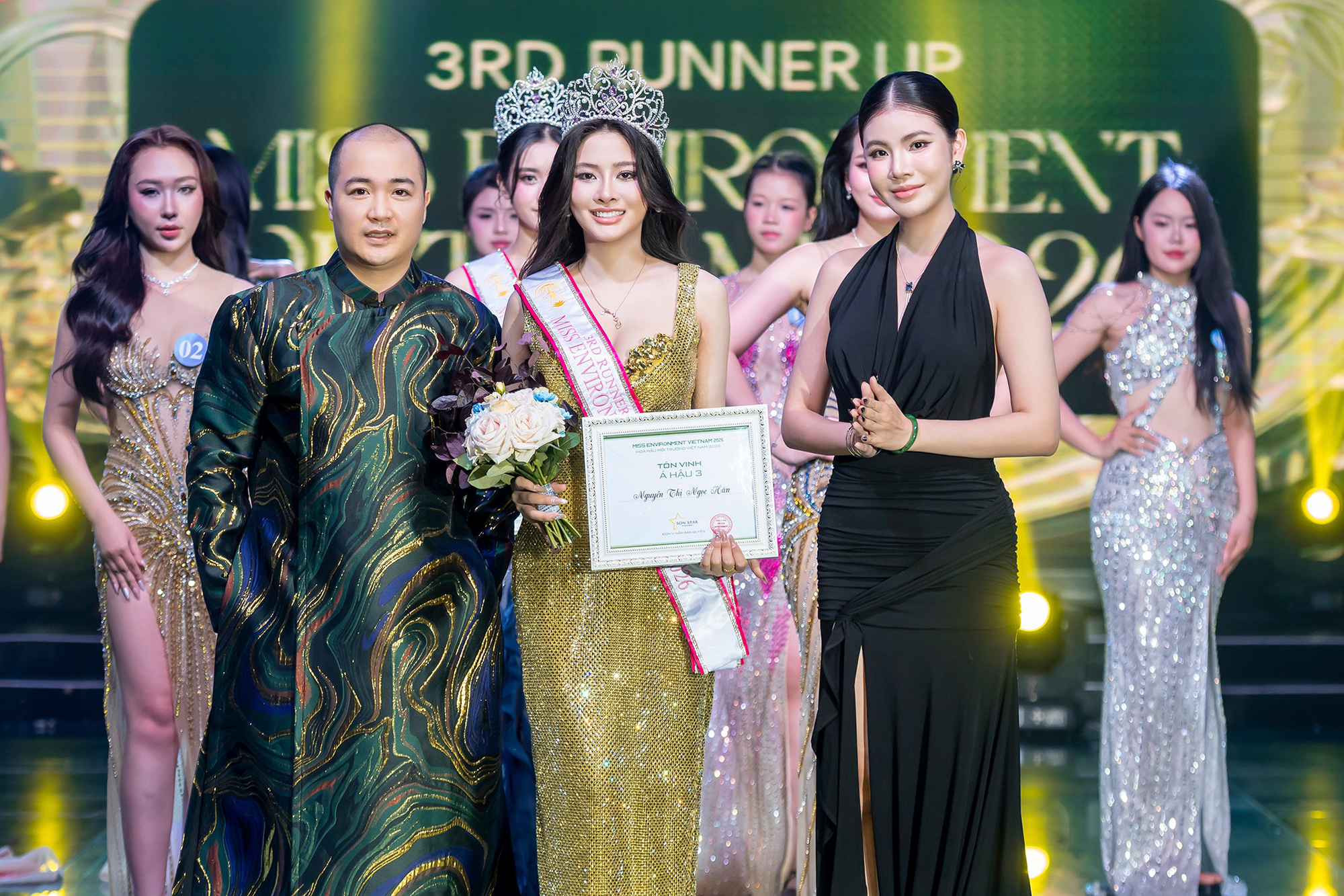 Nhan sắc xinh đẹp của &Aacute; hậu M&ocirc;i trường Việt Nam 2026 Nguyễn Ngọc H&acirc;n - Ảnh 3.