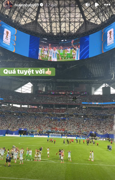 Huyền Baby bay sang tận Mỹ để nhìn Messi ở cự ly gần, lên đồ “ít vải” gái 18 thấy còn sợ thua - Ảnh 3.