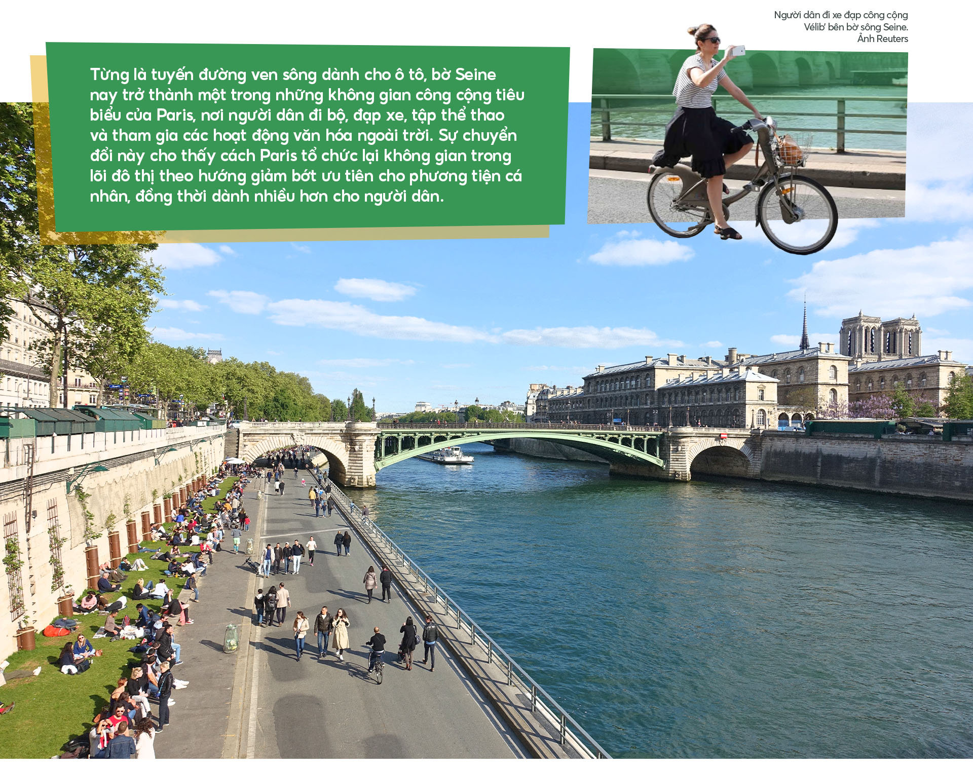 Cải tạo không gian công cộng tại bờ Seine Paris: Mô hình cho Hà Nội năm 2026 - Ảnh 4. Cải tạo không gian công cộng tại bờ Seine Paris: Mô hình cho Hà Nội năm 2026 - Ảnh 4.