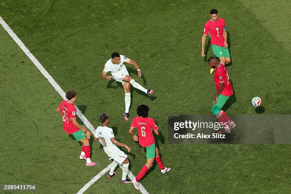 DIỄN BIẾN Ph&aacute;p 2-0 Morocco: Mbappe, Dembele thi nhau ghi b&agrave;n điệu nghệ - Ảnh 3.