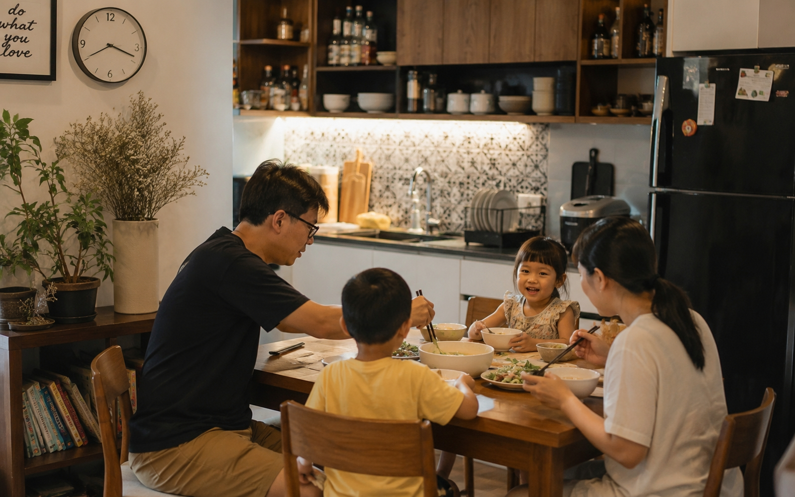 Căn bếp - tr&aacute;i tim của ng&ocirc;i nh&agrave; gắn kết mọi th&agrave;nh vi&ecirc;n - Ảnh 1.
