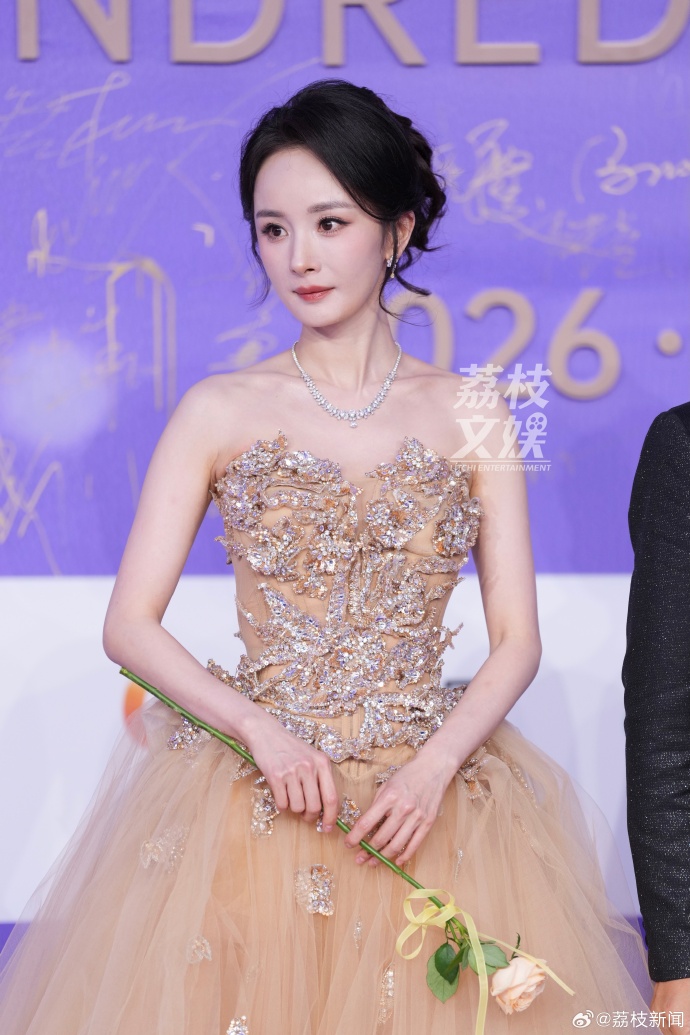Dương Mịch lộng lẫy &aacute;t v&iacute;a Lưu Thi Thi, Dương Tử visual kh&ocirc;ng ai tin nổi tại lễ trao giải B&aacute;ch Hoa- Ảnh 3.