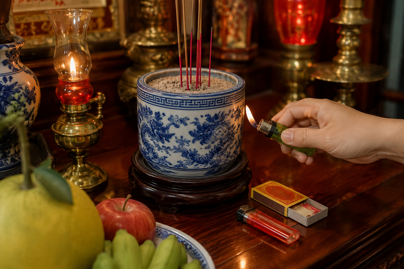 5 thứ kh&ocirc;ng n&ecirc;n t&ugrave;y tiện đặt cạnh b&aacute;t hương - Ảnh 1.