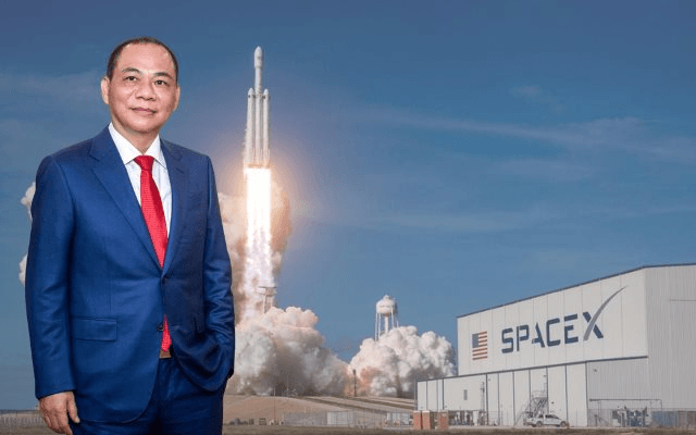 &Ocirc;ng Phạm Nhật Vượng thu&ecirc; SpaceX của Elon Musk ph&oacute;ng vệ tinh: &ldquo;Mỏ v&agrave;ng&rdquo; 1000 tỷ đ&ocirc; ph&iacute;a sau l&agrave; g&igrave;? - Ảnh 1.