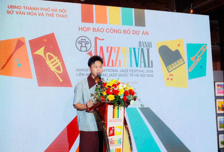 Dương Cầm giữ 2 nhiệm vụ quan trọng tại Hanoi Jazztival 2026 - Ảnh 1. Dương Cầm giữ 2 nhiệm vụ quan trọng tại Hanoi Jazztival 2026 - Ảnh 1.
