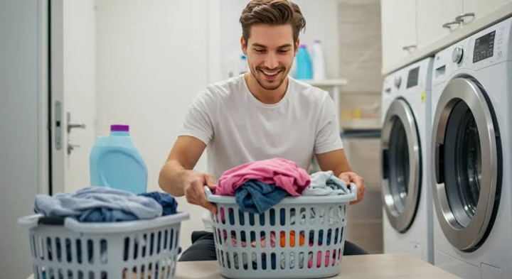 Khối lượng quần &aacute;o ghi tr&ecirc;n m&aacute;y giặt l&agrave; t&iacute;nh cho đồ kh&ocirc; hay đồ ướt? - Ảnh 2.