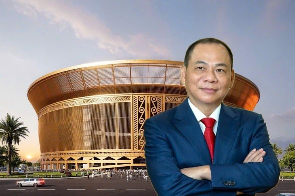 S&acirc;n vận động lớn nhất h&agrave;nh tinh của Vingroup ch&iacute;nh thức mang t&ecirc;n VinFast - Trống Đồng - Ảnh 1.