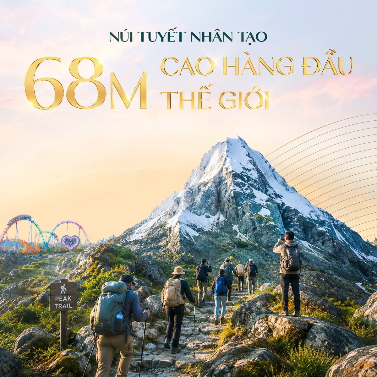 Vingroup xây ‘kỳ quan mùa đông’ cao 68m top đầu thế giới, trải rộng 5ha giữa miền nhiệt đới Cần Giờ - Ảnh 3.