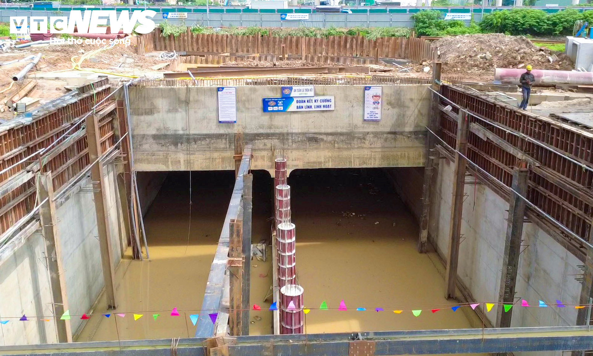 N&uacute;t giao V&agrave;nh đai 3 , 5 v&agrave; Đại lộ Thăng Long: Hầm chui 975m tại H&agrave; Nội - Ảnh 6.