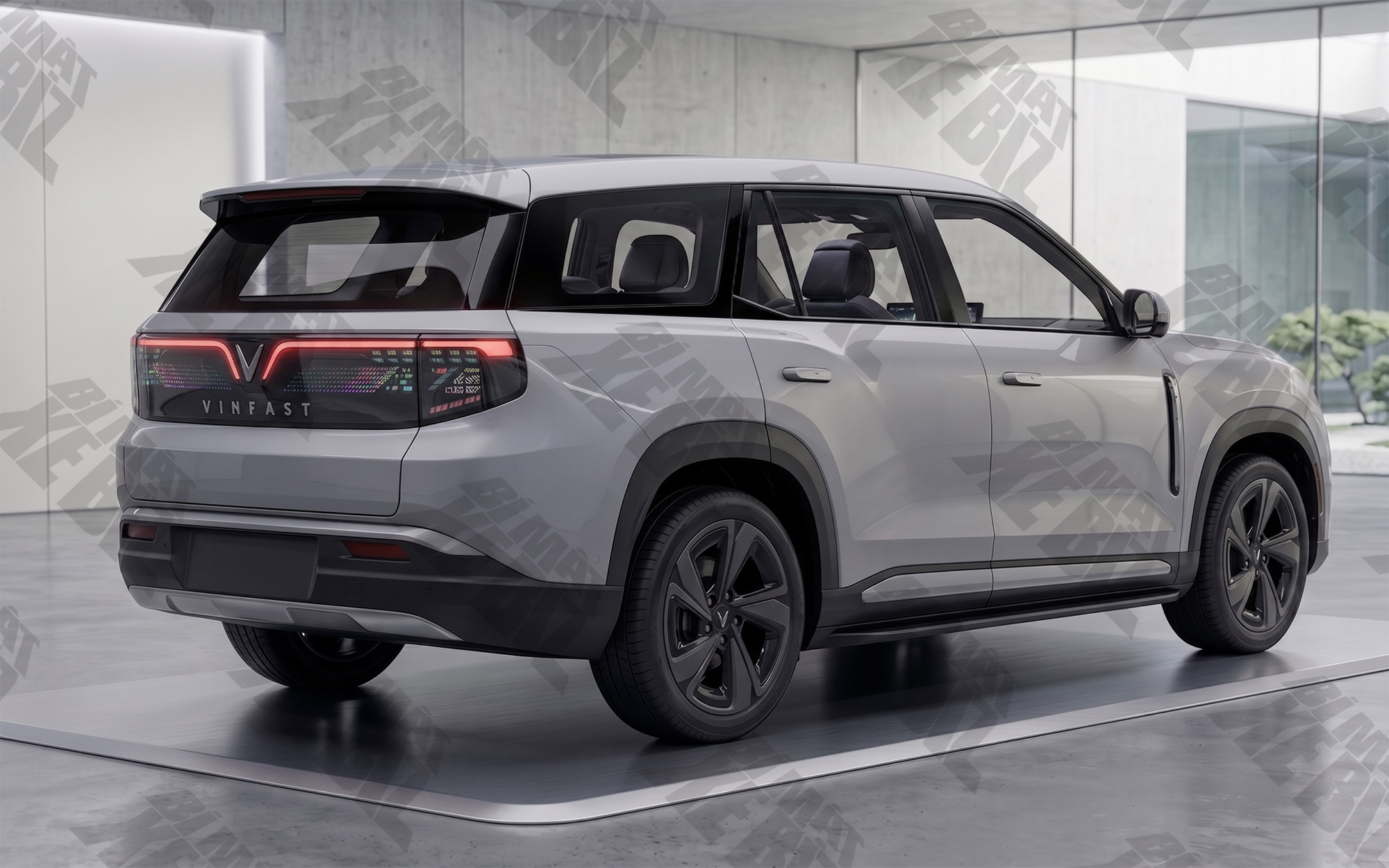 SUV cỡ lớn mới lộ diện trong nhà máy VinFast: Dáng bề thế, gầm cao hơn VF 9, đồn đoán là EREV như VF Wild - Ảnh 7.