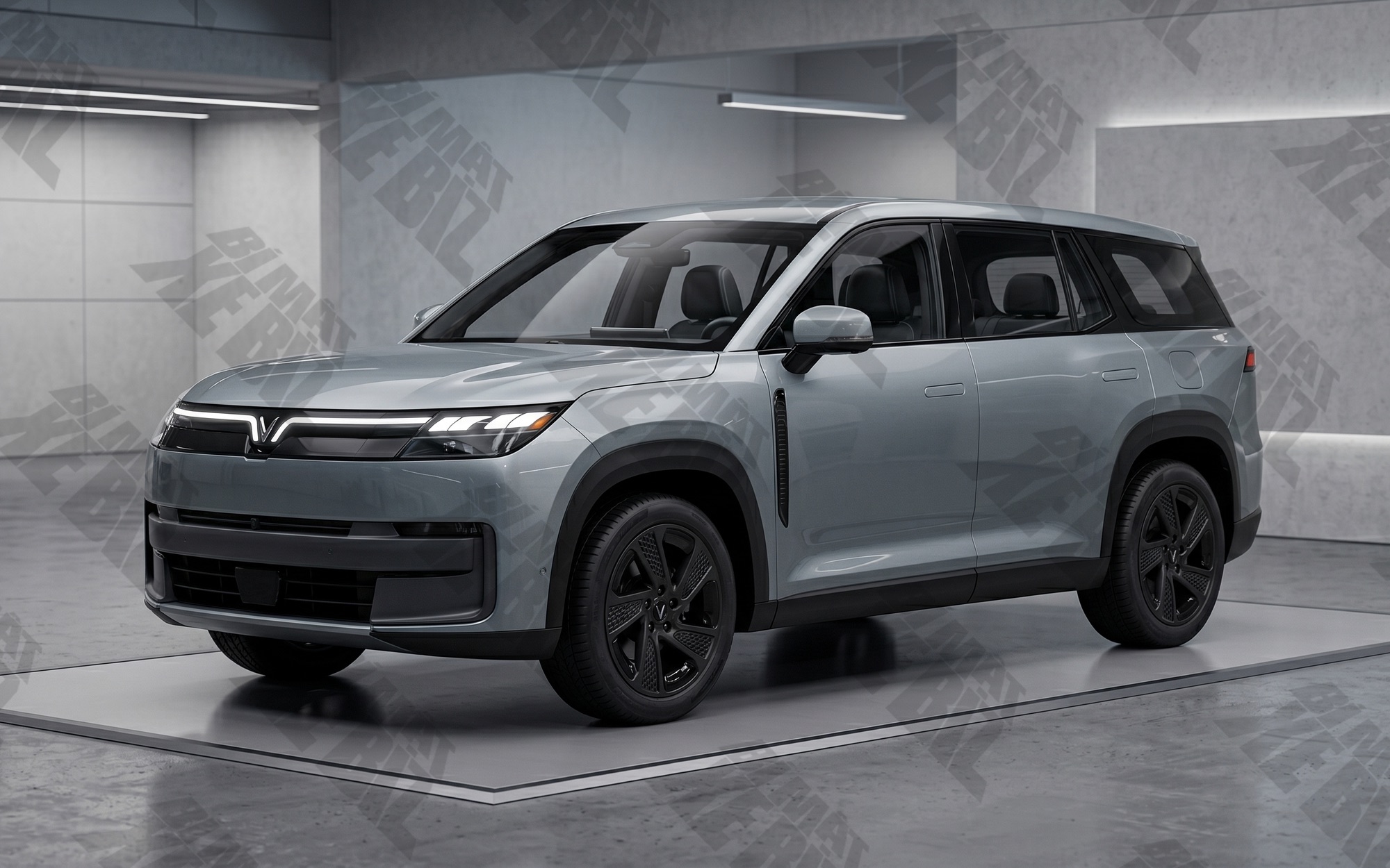 SUV cỡ lớn mới lộ diện trong nhà máy VinFast: Dáng bề thế, gầm cao hơn VF 9, đồn đoán là EREV như VF Wild - Ảnh 6.