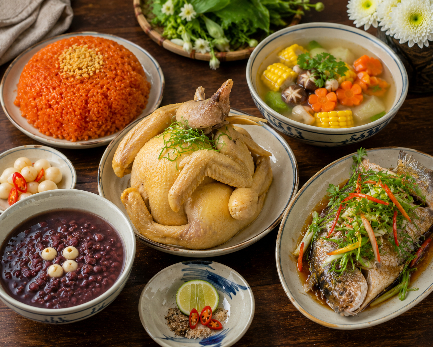 M&acirc;m cơm c&uacute;ng rằm th&aacute;ng 7 phải c&oacute; 5 m&oacute;n n&agrave;y - Ảnh 1.