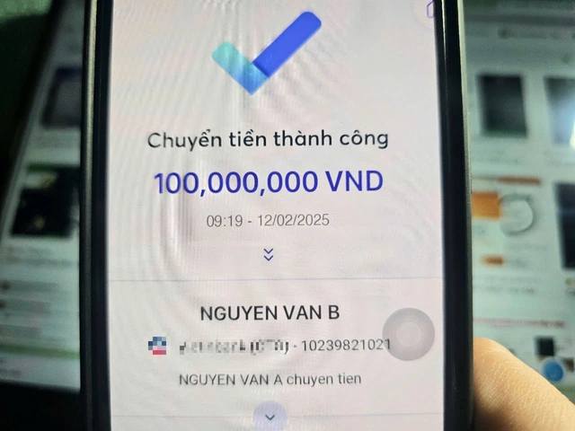 C&ocirc;ng an x&aacute;c minh giao dịch chuyển khoản 7.653.000 đồng v&agrave;o l&uacute;c 10 giờ 7 ph&uacute;t  - Ảnh 2.