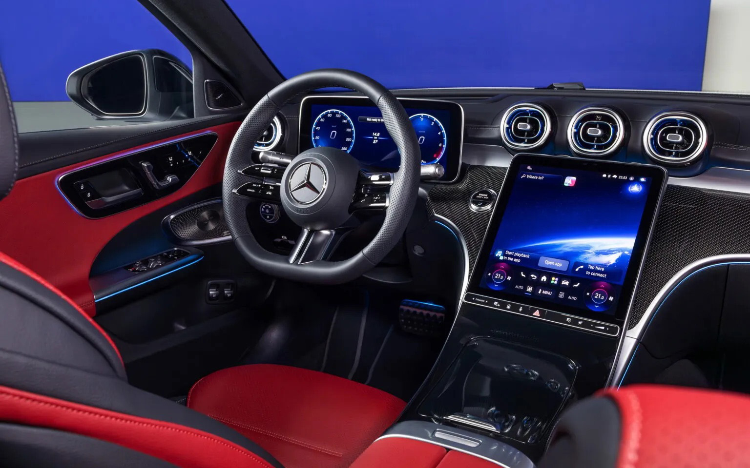 Mercedes-Benz C-Class nâng cấp lớn với mặt ca lăng phát sáng khủng, đèn xịn hơn, tích hợp ChatGPT, có tính năng lấy từ S-Class, 'phả hơi nóng' lên 3 Series - Ảnh 7.