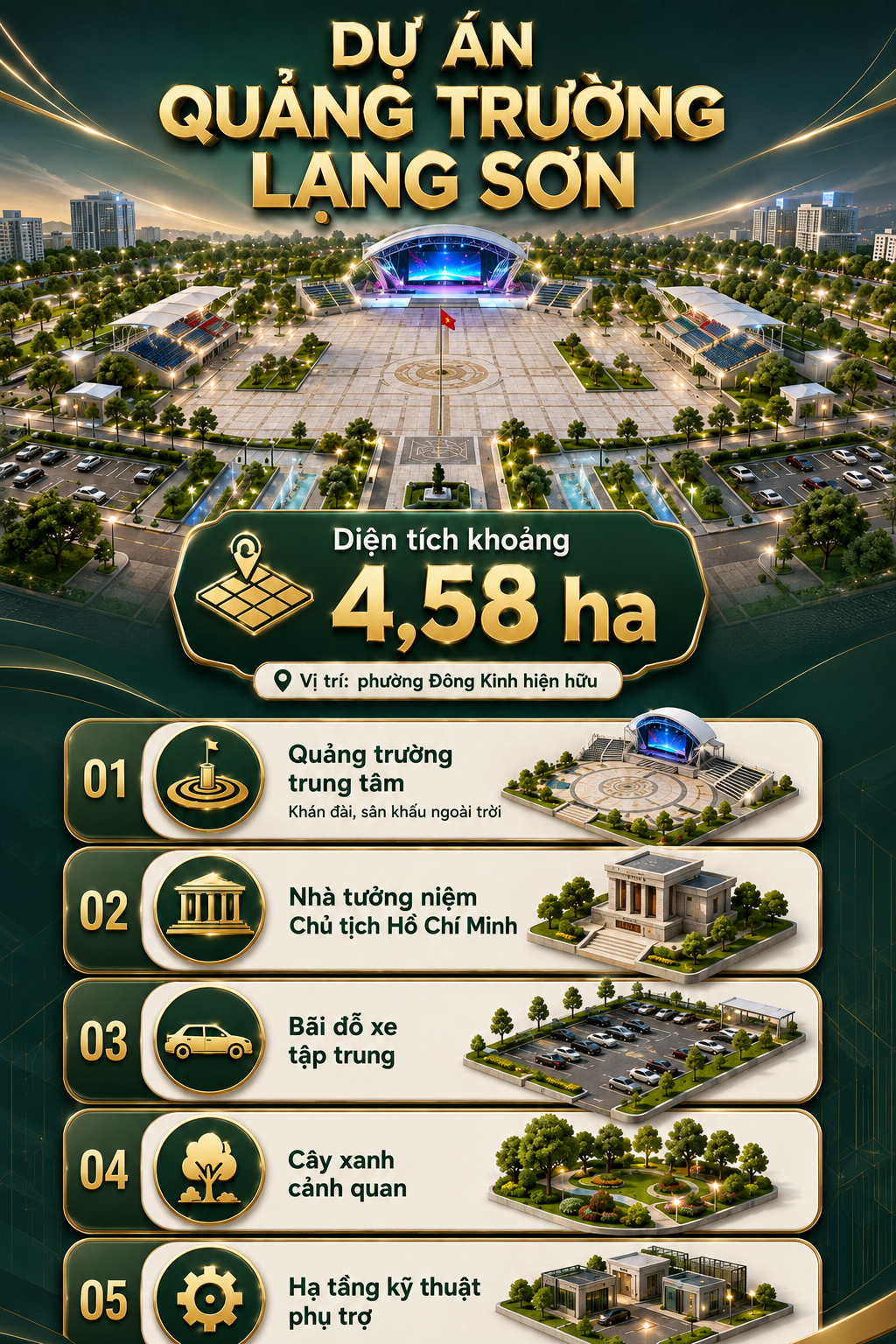 Một sân vận động 15.000 chỗ ở Việt Nam sắp