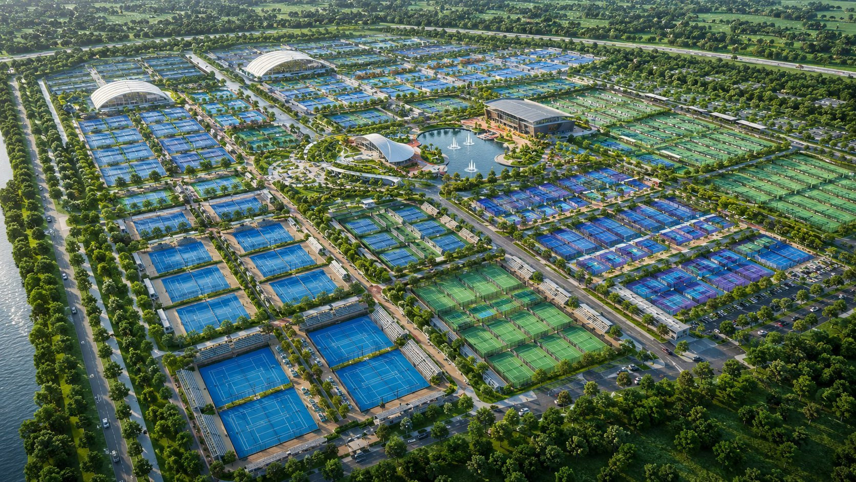 Bộ sưu tập c&ocirc;ng tr&igrave;nh kỷ lục thế giới m&agrave; &ocirc;ng Phạm Nhật Vượng đang muốn x&acirc;y: Từ SVĐ lớn nhất h&agrave;nh tinh, biển hồ nh&acirc;n tạo 800ha, c&ocirc;ng vi&ecirc;n 300 s&acirc;n Tennis - Pickleball - Padel... - Ảnh 4.