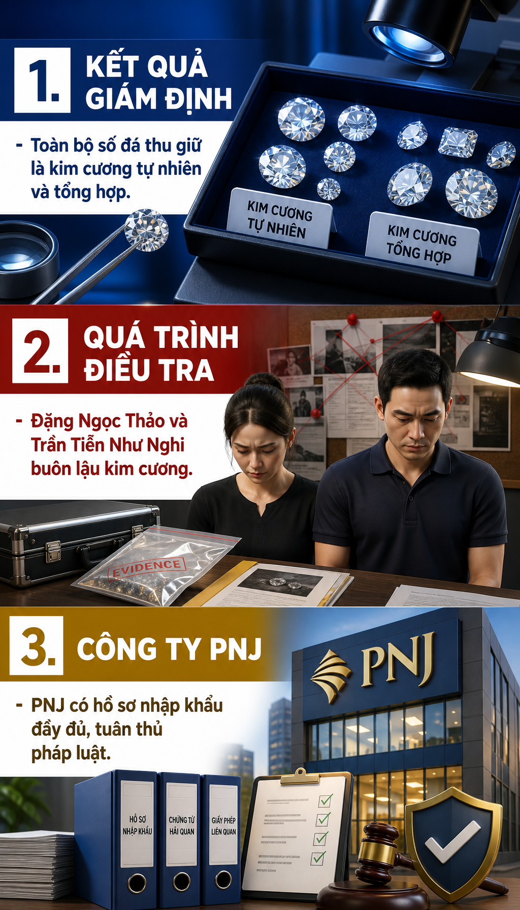 C&ocirc;ng an c&ocirc;ng bố kết quả gi&aacute;m định kim cương li&ecirc;n quan Gi&aacute;m đốc Đặng Ngọc Thảo - Ảnh 4.