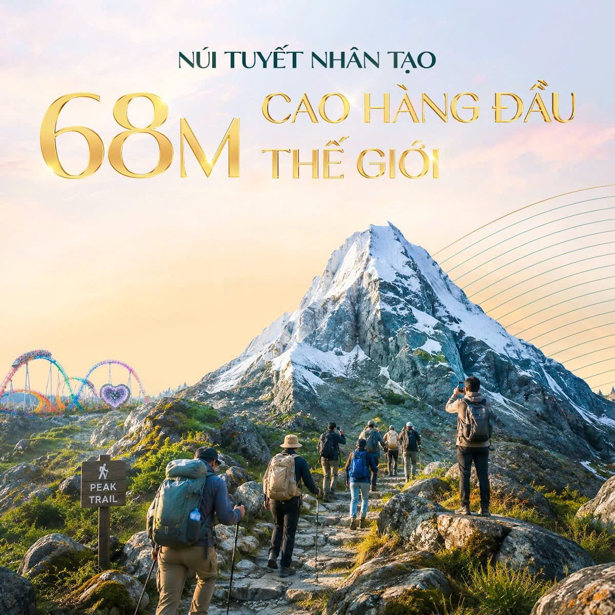 Tỷ phú Phạm Nhật Vượng đang cho xây 1 nơi lạnh quanh năm rộng 5ha giữa Nam Bộ: Đưa cây trực tiếp từ Nga về, làm núi tuyết nhân tạo cao 68m vượt biểu tượng ở Nhật Bản - Ảnh 8.
