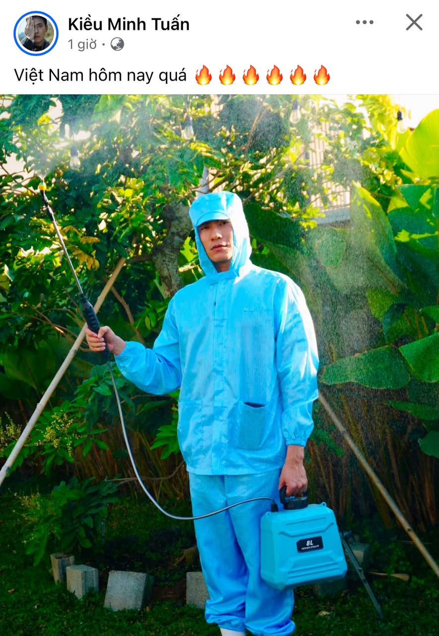 Dàn sao sau chiến thắng của đội tuyển Việt Nam: Tiểu Vy đính chính gấp, Mỹ Tâm vỡ oà, 1 nàng hậu xuống phố!- Ảnh 9.