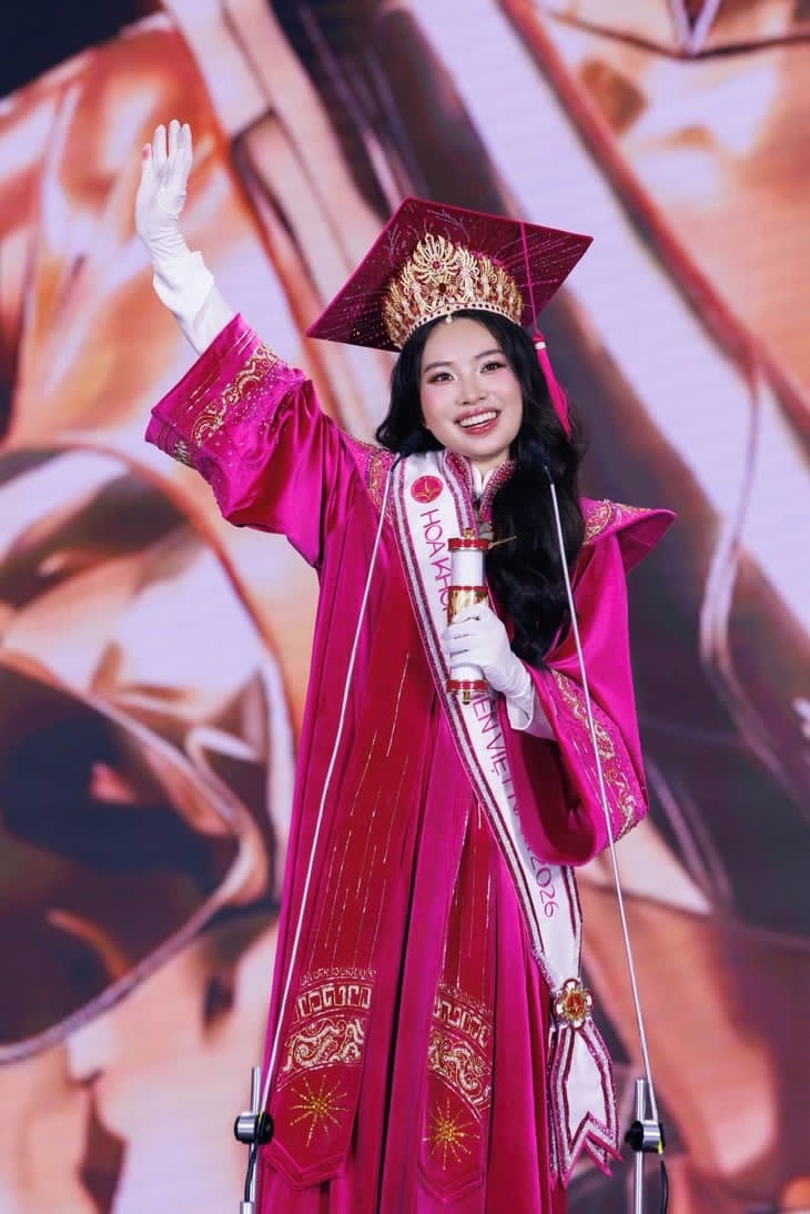Nữ sinh trường Đại học Y Hà Nội đăng quang Hoa khôi Sinh viên Việt Nam 2026 - Ảnh 2. Nữ sinh trường Đại học Y Hà Nội đăng quang Hoa khôi Sinh viên Việt Nam 2026 - Ảnh 2.