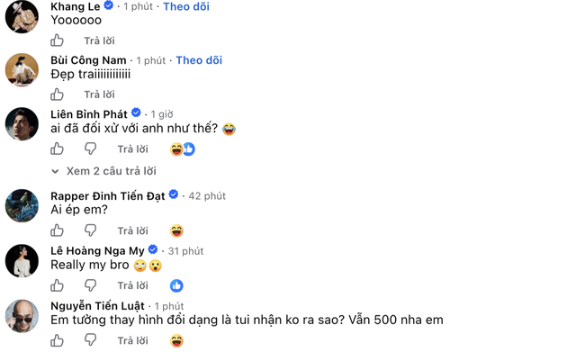 Binz xuất hiện lạ hoắc, 1 sao nam hỏi thẳng: "Ai đ&atilde; đối xử với anh như thế?"- Ảnh 2.
