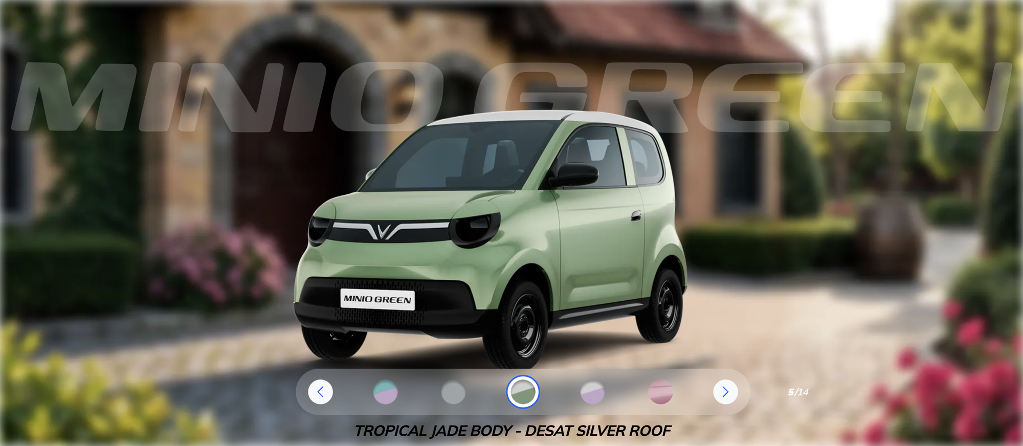VinFast Minio Green có nhận diện mới: Đổi logo, phối màu sành điệu, thêm một trang bị mà nhà có trẻ em cần - Ảnh 3.