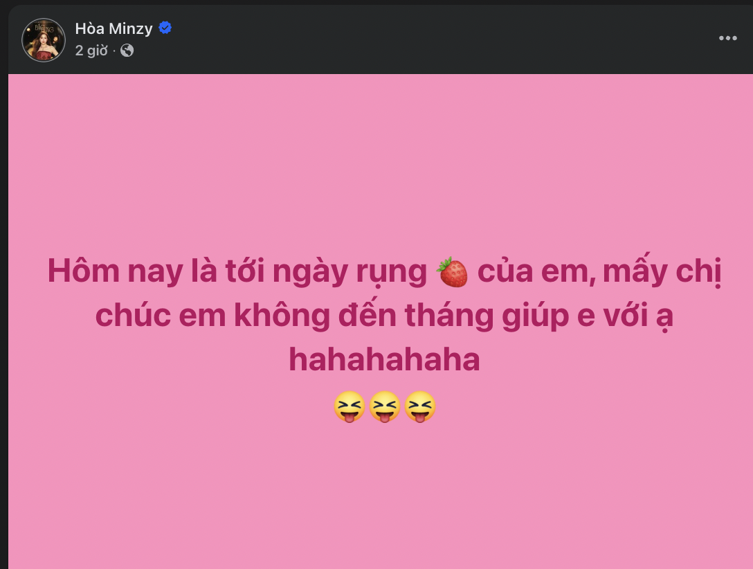 Hòa Minzy gây tranh cãi khi chia sẻ chuyện rụng dâu trên mạng xã hội - Ảnh 2. Hòa Minzy gây tranh cãi khi chia sẻ chuyện rụng dâu trên mạng xã hội - Ảnh 2.