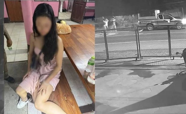 Cô gái Trung Quốc liều mình nhảy khỏi ô tô của nhóm bắt cóc khi xe chạy qua chốt cảnh sát ở Thái Lan - Ảnh 2. Cô gái Trung Quốc liều mình nhảy khỏi ô tô của nhóm bắt cóc khi xe chạy qua chốt cảnh sát ở Thái Lan - Ảnh 2.