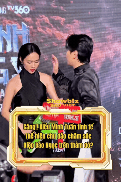 Kiều Minh Tuấn v&agrave; Diệp Bảo Ngọc bị đồn hẹn h&ograve; sau sự kiện thảm đỏ g&acirc;y sốt - Ảnh 2.