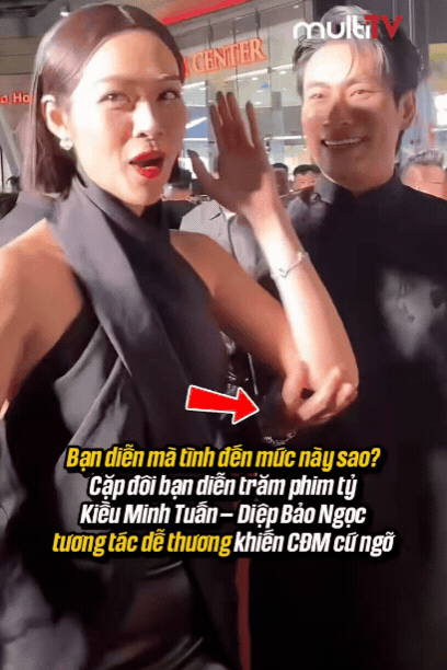Kiều Minh Tuấn v&agrave; Diệp Bảo Ngọc bị đồn hẹn h&ograve; sau sự kiện thảm đỏ g&acirc;y sốt - Ảnh 3.