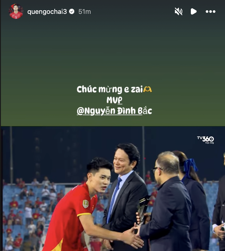 Cầu thủ ĐT Việt Nam ăn mừng vô địch ASEAN Cup 2026 trên mạng xã hội - Ảnh 8. Cầu thủ ĐT Việt Nam ăn mừng vô địch ASEAN Cup 2026 trên mạng xã hội - Ảnh 8.